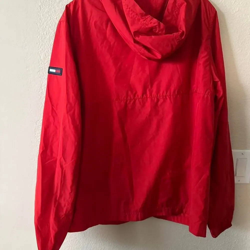 Tommy hilfiger unisex red windbreaker